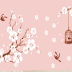 Designer Reusable Wall Stencil for Wall Decor Wall Stencil Stencil  (Pack of 1, Design)