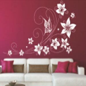 Designer Reusable Wall Stencil for Wall Decor Wall Stencil Stencil  (Pack of 1, Design)