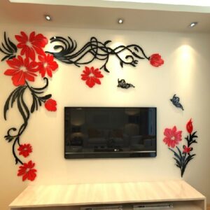 Designer Wall Stencil Reusable Wall Painting Stencil for Home / Office Decoration