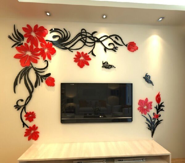 Designer Wall Stencil Reusable Wall Painting Stencil for Home / Office Decoration