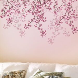 Designer Wall Stencil Reusable Wall Painting Stencil for Home / Office Decoration