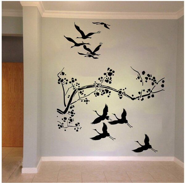 Designer Reusable Wall Stencil for Wall Decor Wall Stencil Stencil  (Pack of 1, Design)