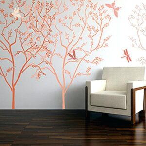 Designer Reusable Wall Stencil for Wall Decor Wall Stencil Stencil  (Pack of 1, Design)