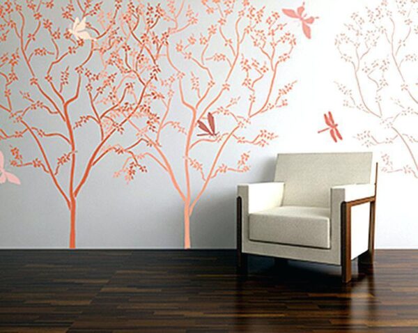 Designer Reusable Wall Stencil for Wall Decor Wall Stencil Stencil  (Pack of 1, Design)