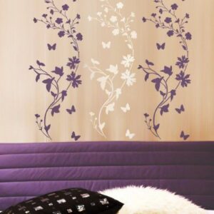 Designer Wall Stencil Reusable Wall Painting Stencil for Home / Office Decoration
