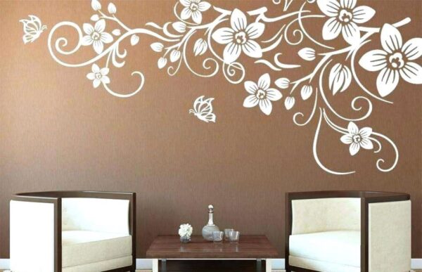 Designer Reusable Wall Stencil for Wall Decor Wall Stencil Stencil  (Pack of 1, Design)
