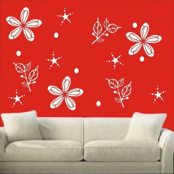 Designer Reusable Wall Stencil for Wall Decor Wall Stencil Stencil  (Pack of 1, Design)