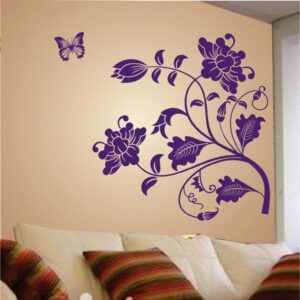 Designer Reusable Wall Stencil for Wall Decor Wall Stencil Stencil  (Pack of 1, Design)