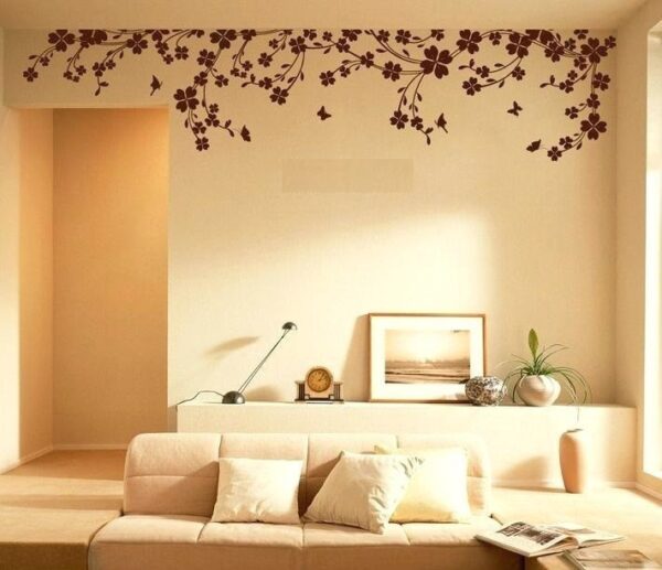Designer Wall Stencil Reusable Wall Painting Stencil for Home / Office Decoration