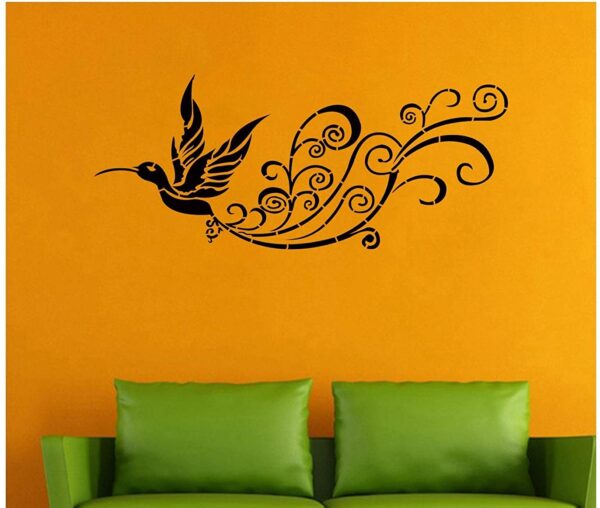 Designer Wall Stencil Reusable Wall Painting Stencil for Home / Office Decoration