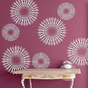 Designer Reusable Wall Stencil for Wall Decor Wall Stencil Stencil  (Pack of 1, Design)
