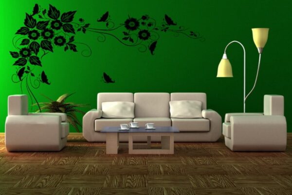 Designer Wall Stencil Reusable Wall Painting Stencil for Home / Office Decoration